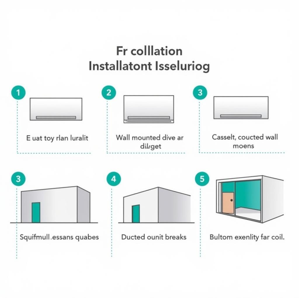 Fan Coil Unit Bộ Installation Types