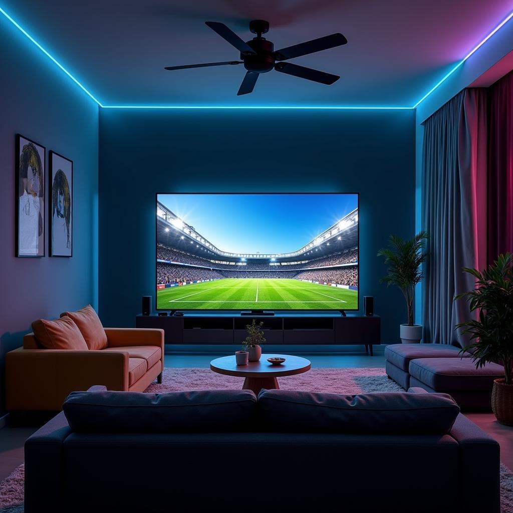 Fan Coolman Sunshine RGB HCM Football Viewing Setup