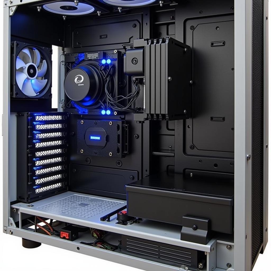 Fan Coolmoon V8 Plus Installed in PC Case