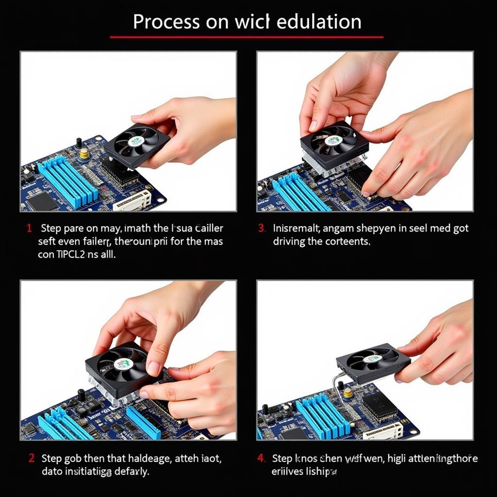 Fan CPU CM T2 Mini Installation Process