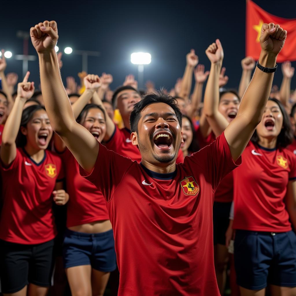 Fan Cứng FB Celebrating a Goal