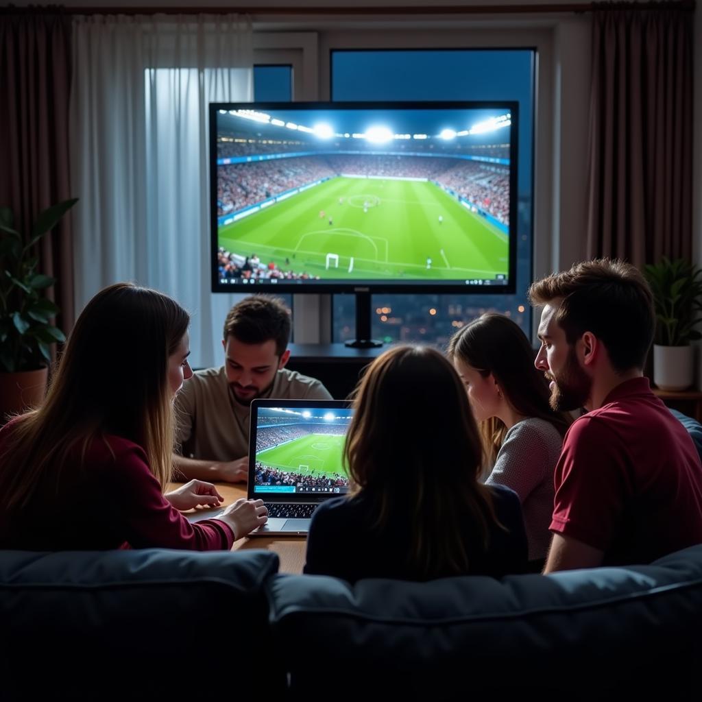 Fans accessing football matches via Fshare