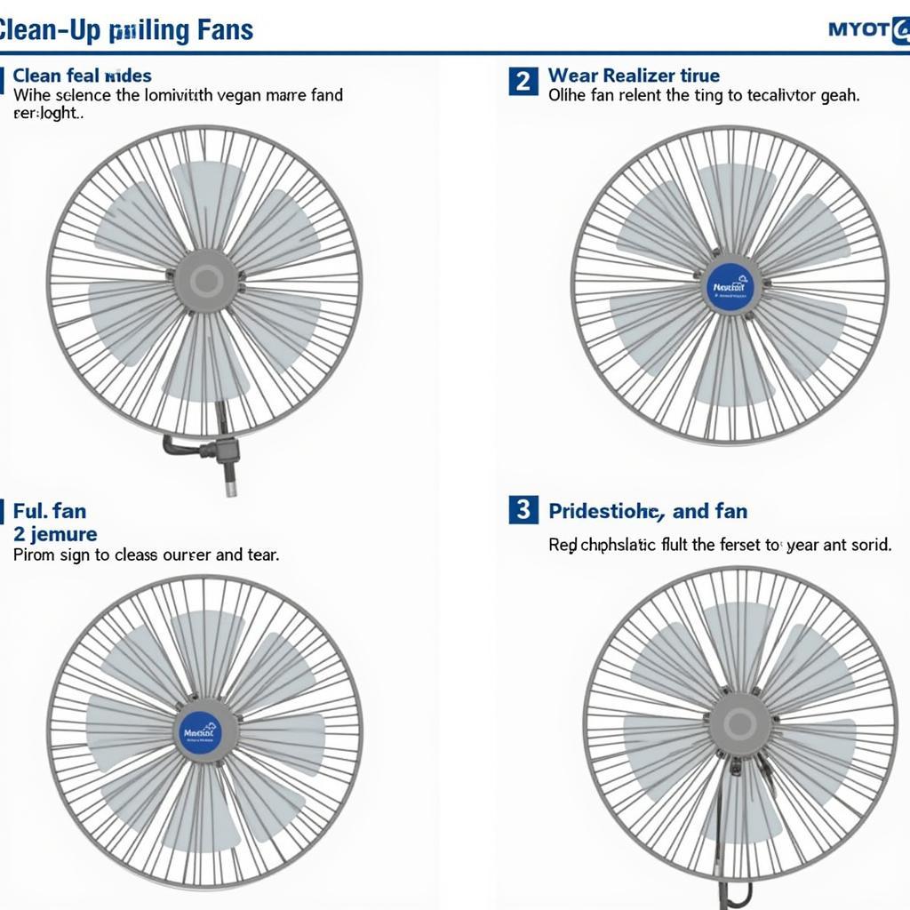 Maintenance of the fan d2e 160-ah02-15 1x230v