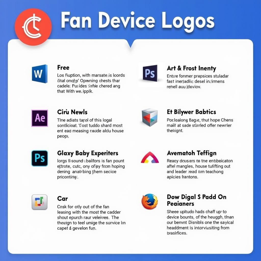 Recommended Design Software for Creating Fan Device Logos