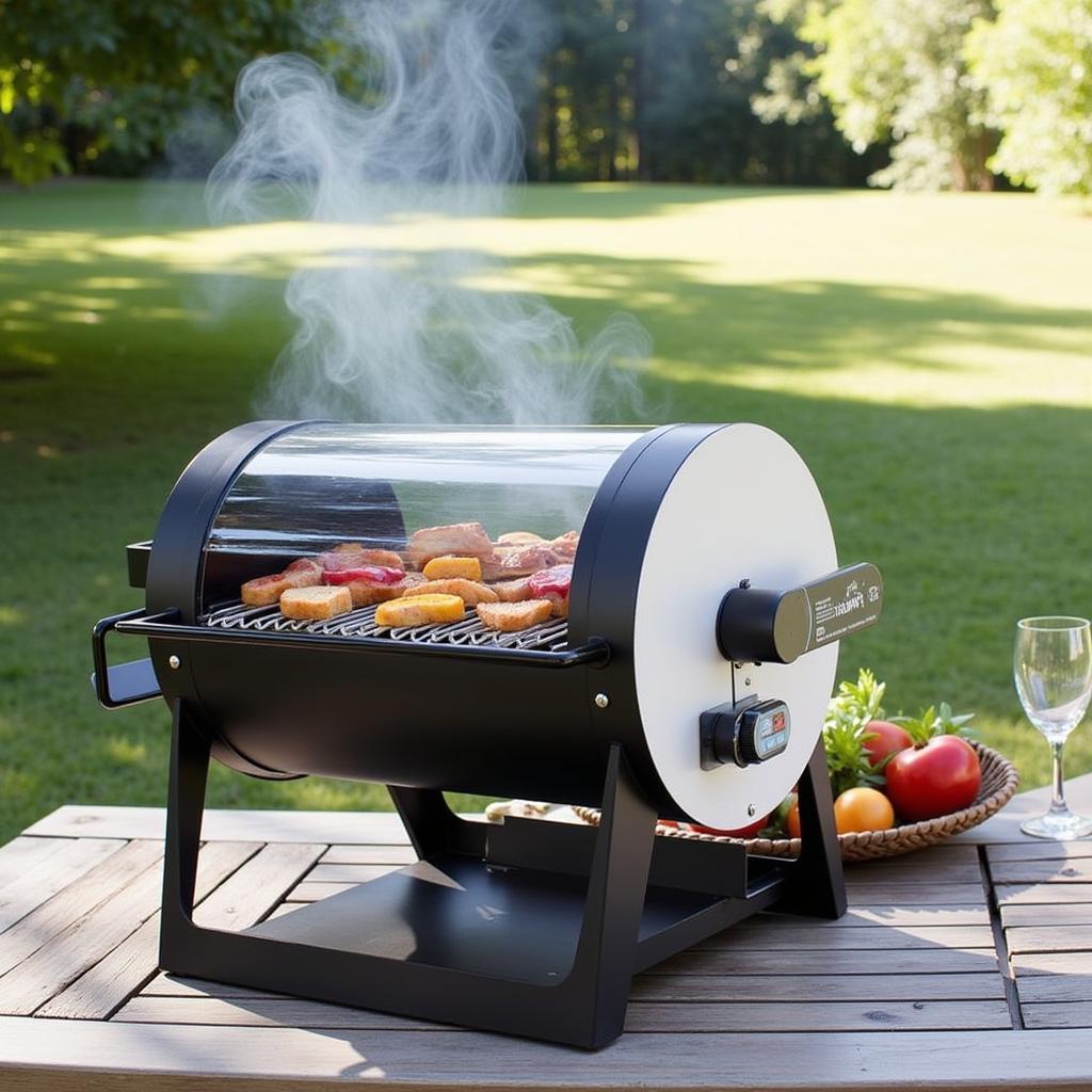 Fan Forced Charcoal Grill Overview