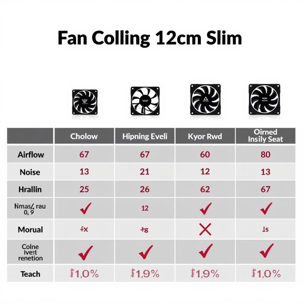 Fan ID Colling 12cm Slim Comparison with Other Fans