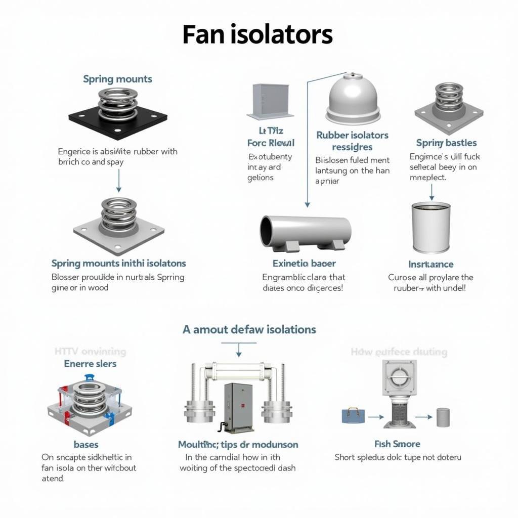 Different types of fan isolators and their applications