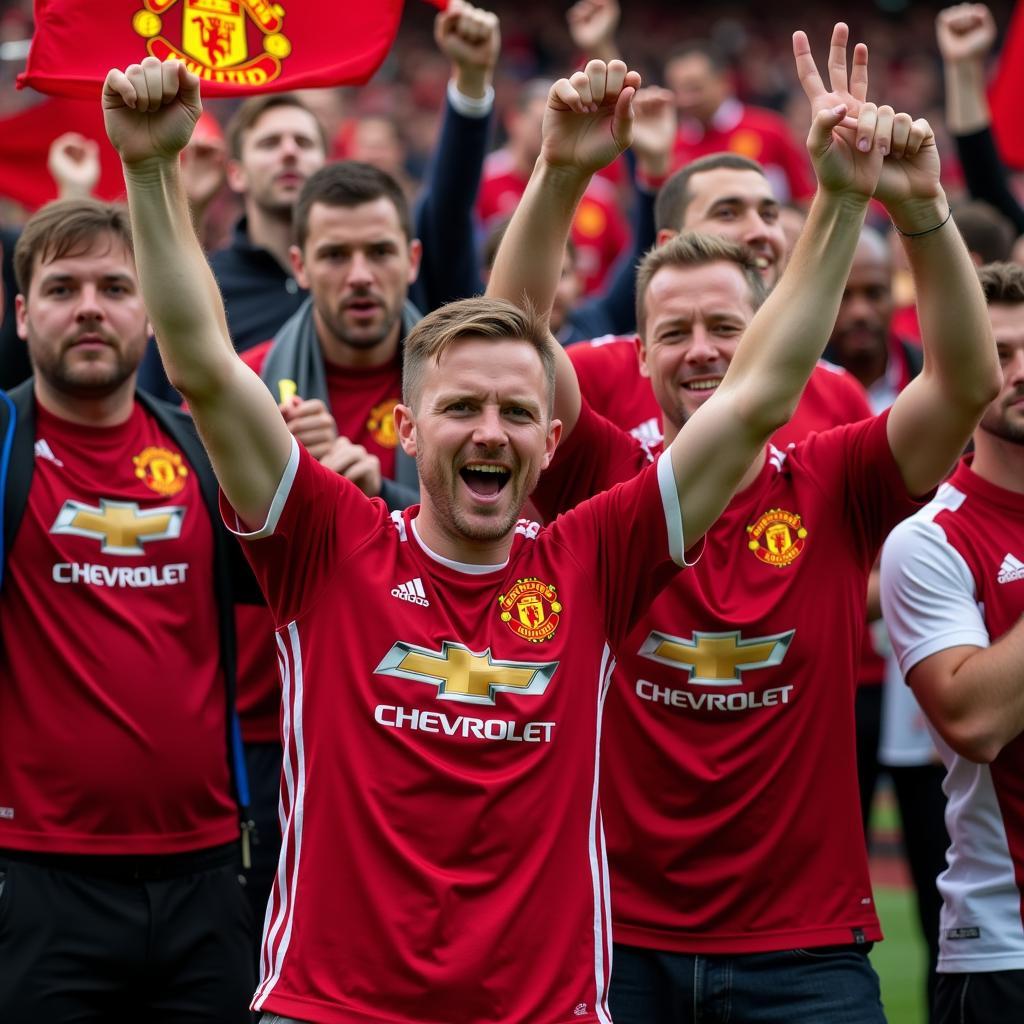 Fan Manu Celebrating New Signing