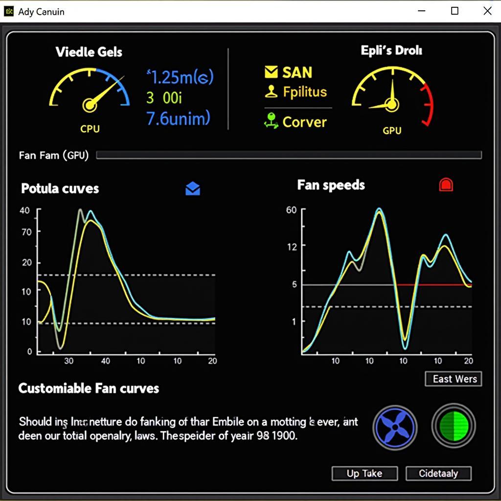 Fan Meter PC Software Interface