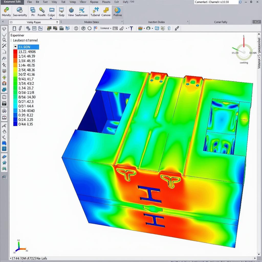 Fan Mold Cooling Simulation Analysis