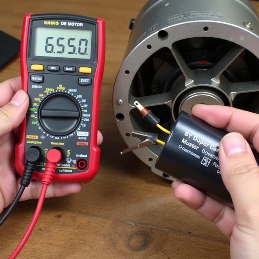 Testing a Fan Motor Capacitor with a Multimeter