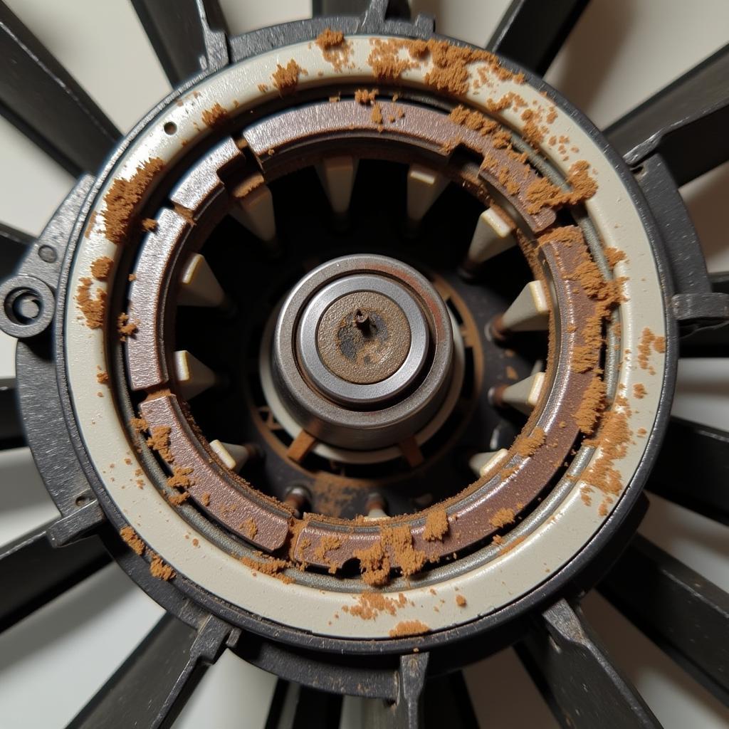 Fan Motor with Seized Bearing