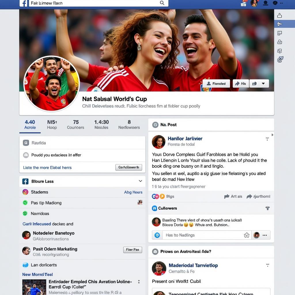 Fan Page Launch During World Cup