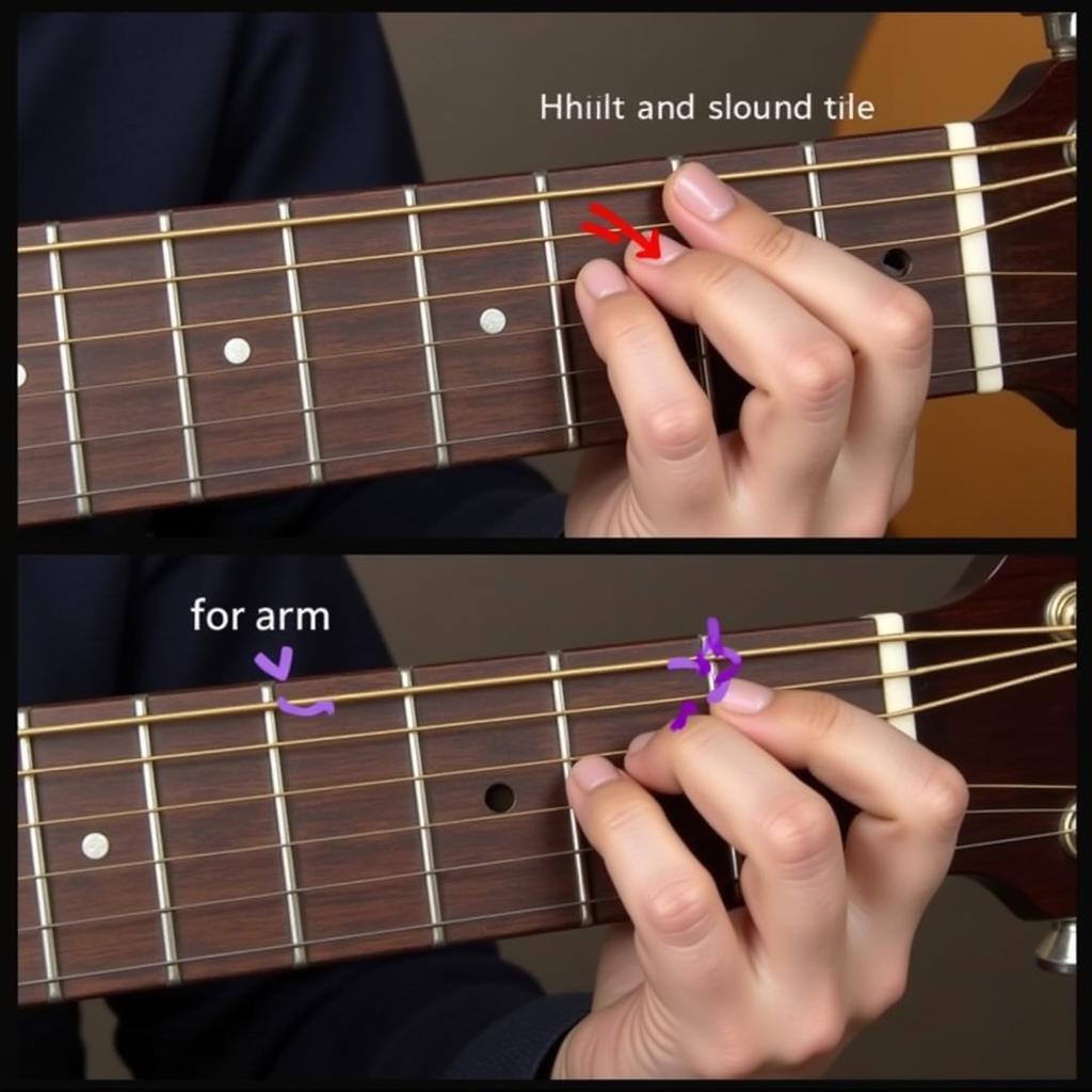 Flamenco Guitarist Demonstrating Correct Hand Position for Fan Rasgueado