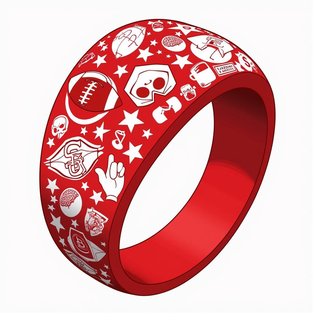 Fan Ring Red Symbolism