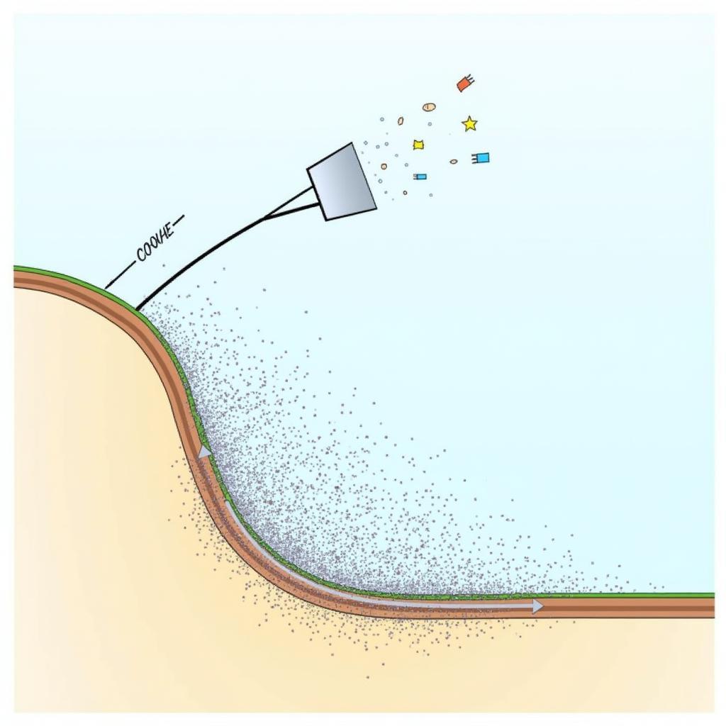 Fan Sedimentation Process in Action