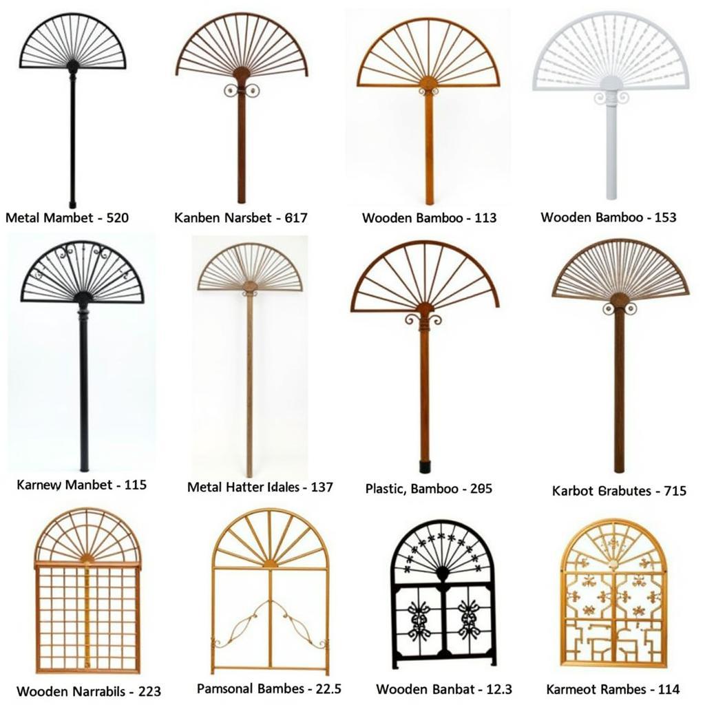 Different Types of Fan Shaped Garden Trellises