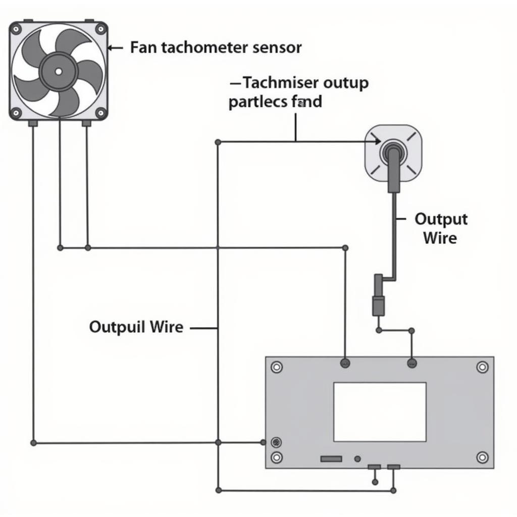 Diagram of a Fan Tachometer Output Signal