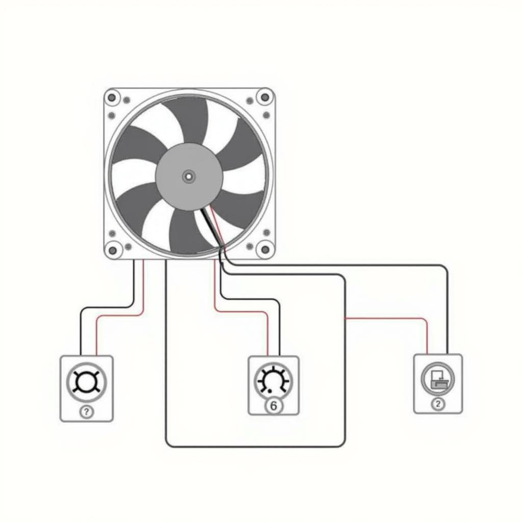 Wiring diagram for the Fan TD510QM20S Ying Yi Da