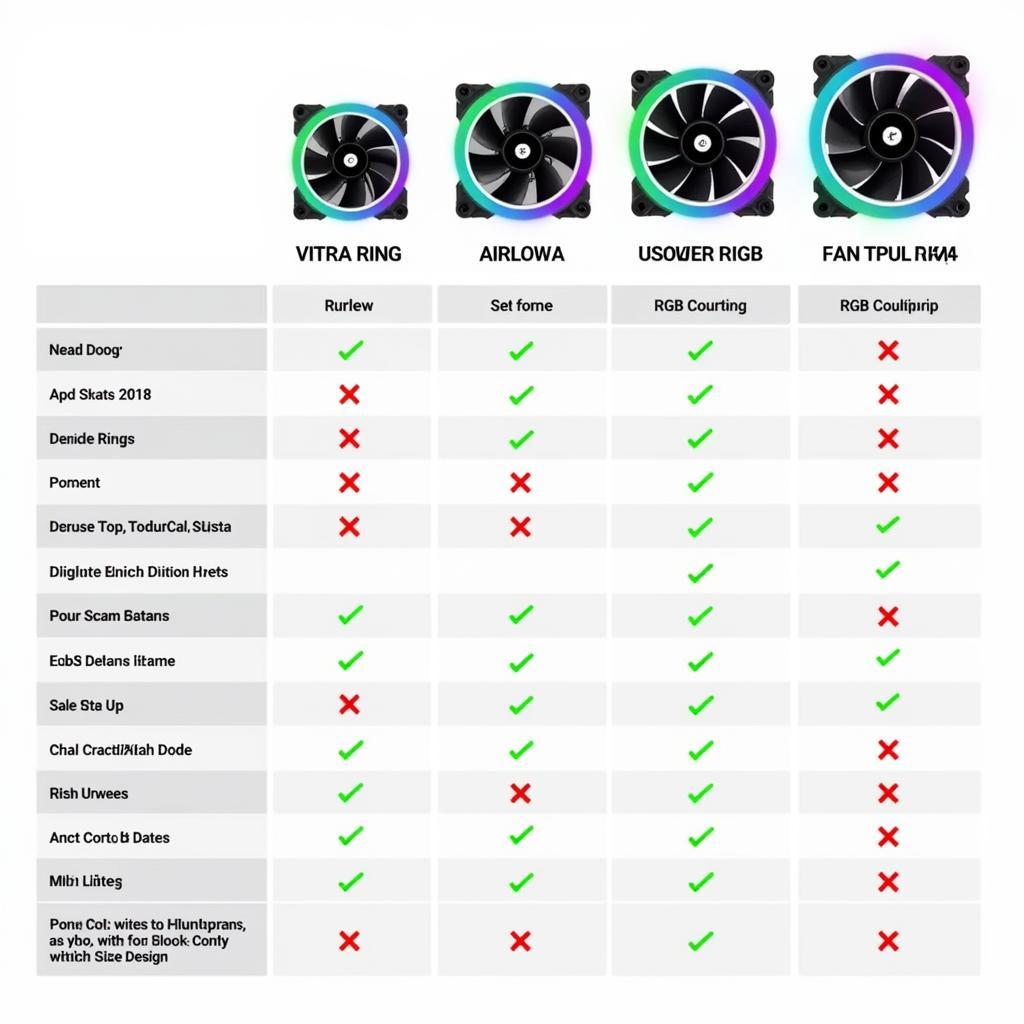 Fan Vitra Ring RGB Model Comparison