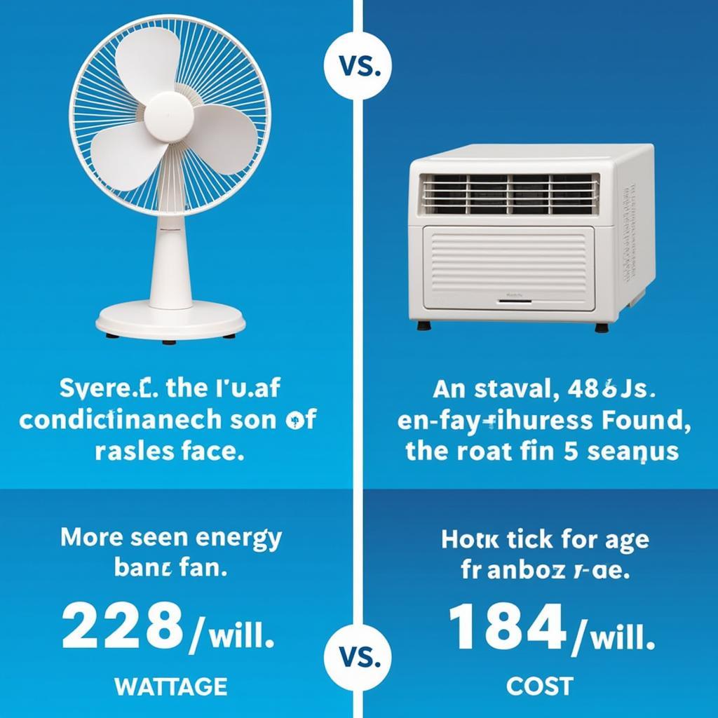 Fan vs Air Conditioner Energy Comparison