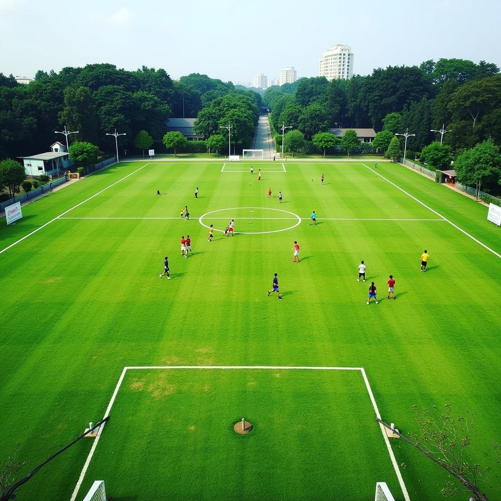 Football Field at Fan Yang Park Yen So