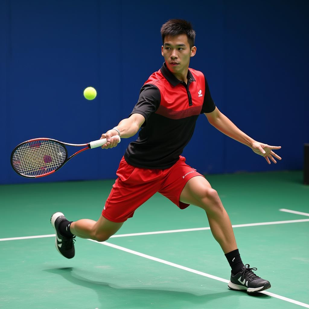 Fan Zhendong's Forehand Technique in Action