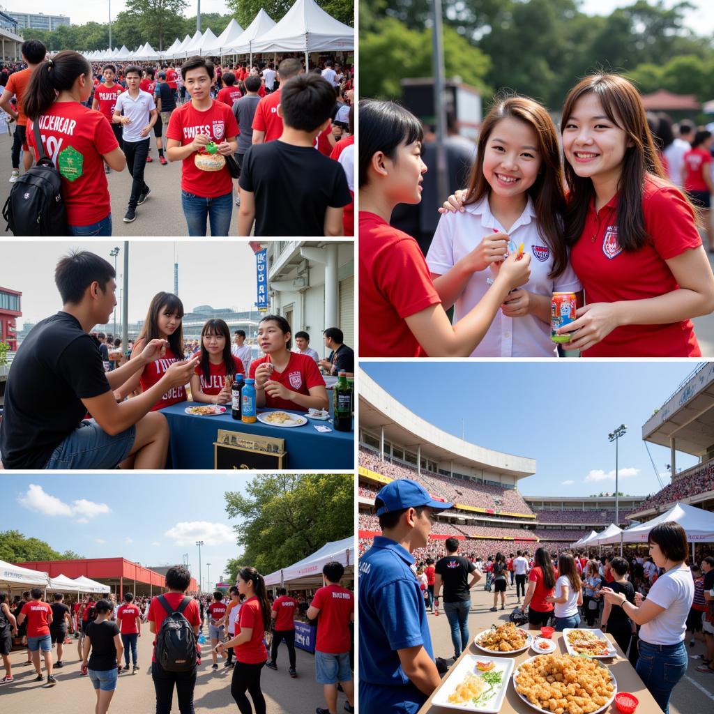 Fan Zone Activities at Thong Nhat Stadium