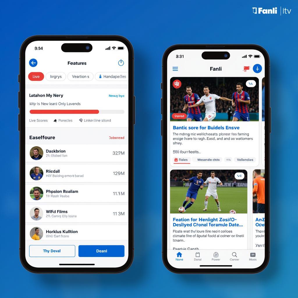 Fanli App Interface