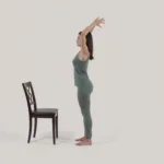 Fanning Chair Pose Starting Position