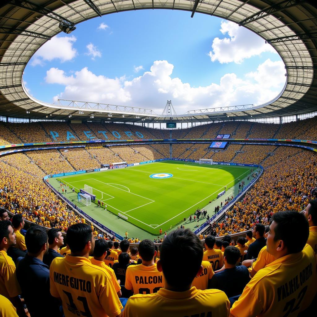 Fans Club America at Estadio Azteca Match