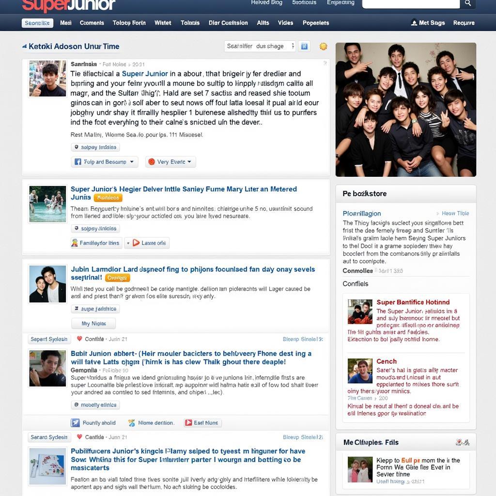 Fans SuJu ELF Online Community