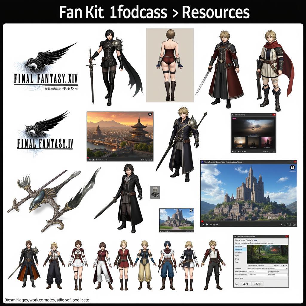 Final Fantasy XIV Fan Kit Resources