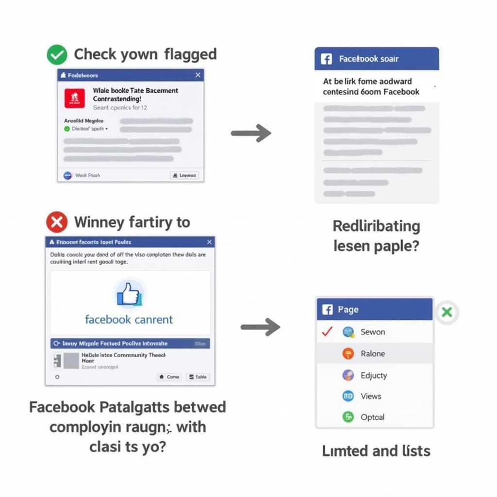 Indicators of a Flagged Facebook Page