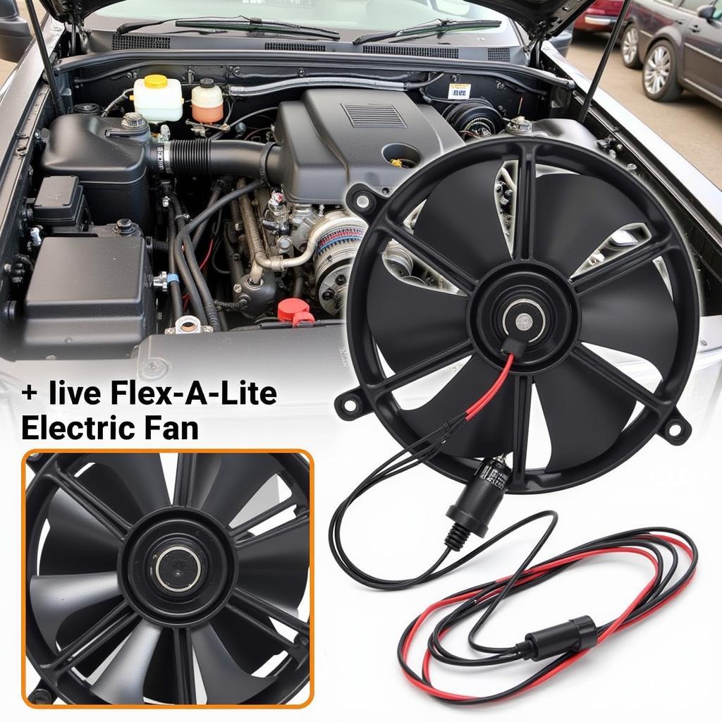 Flex-a-lite Fan Installation on a Duramax Engine