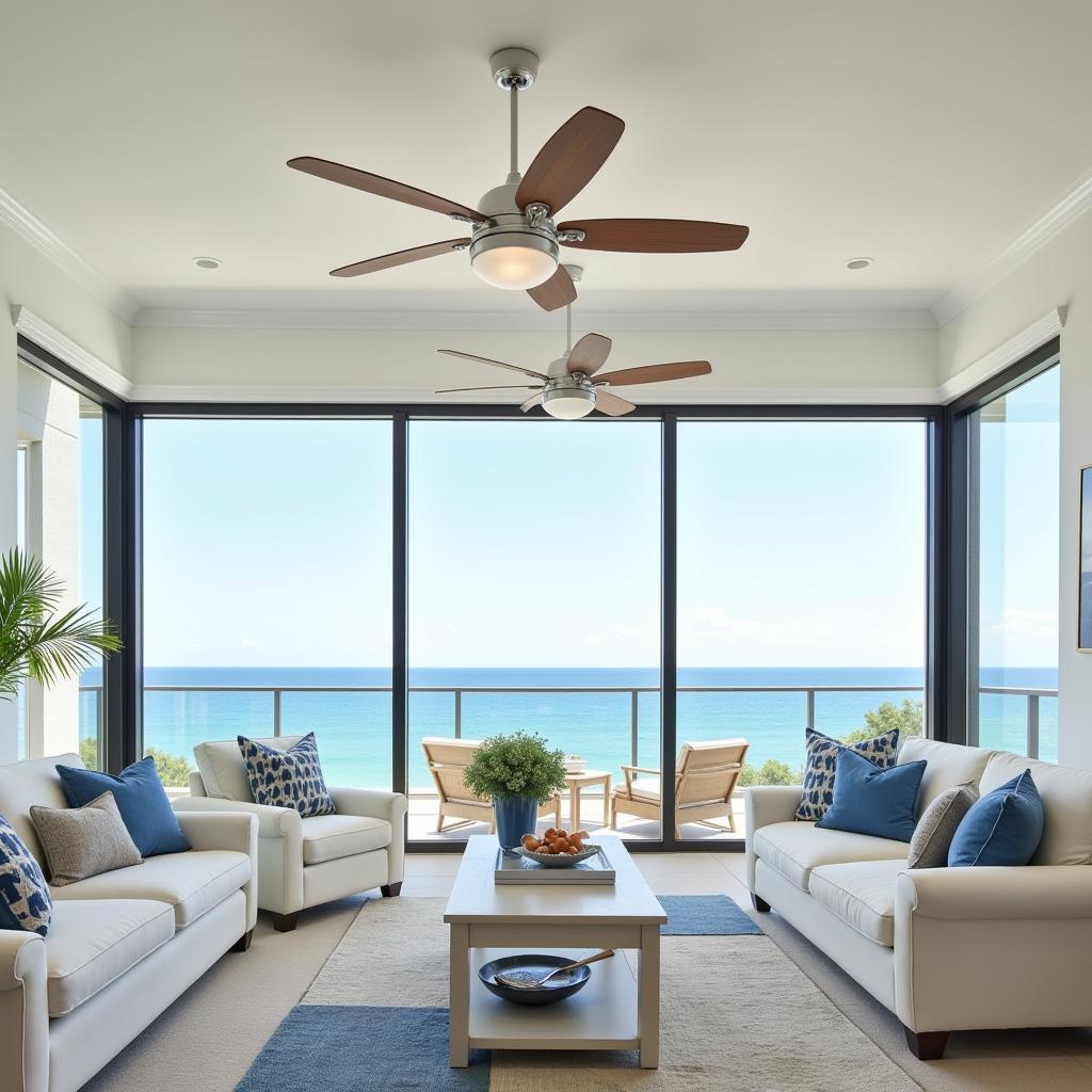 Coastal Style Ceiling Fans in Florida Homes