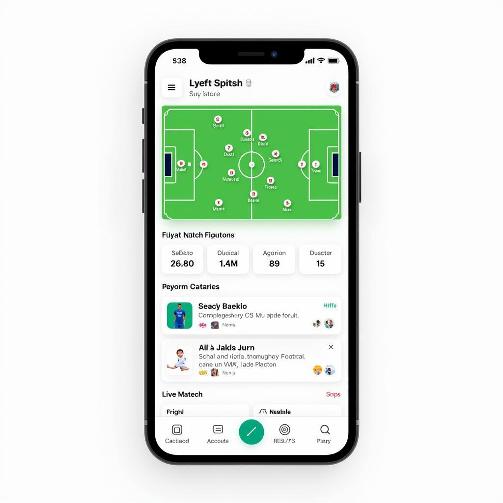 Football Analysis App on Phone