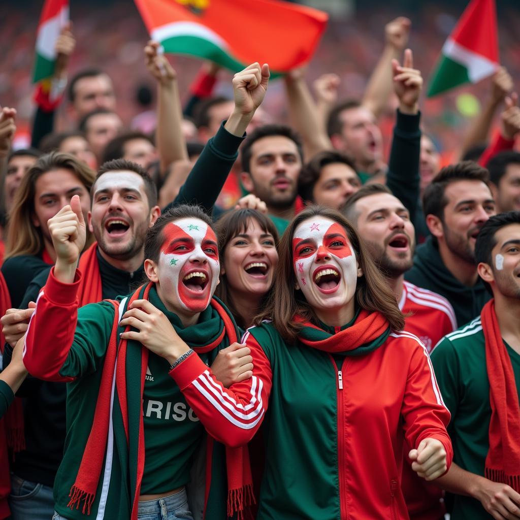 Football Fan Cuồng Celebration