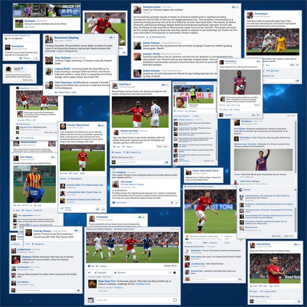 Football fan engagement on social media