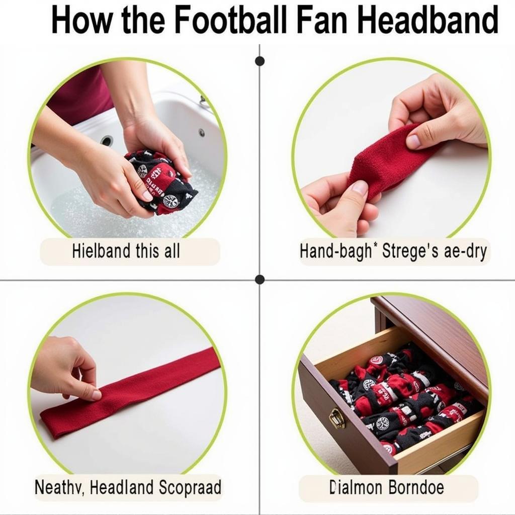 Caring for your football fan headband