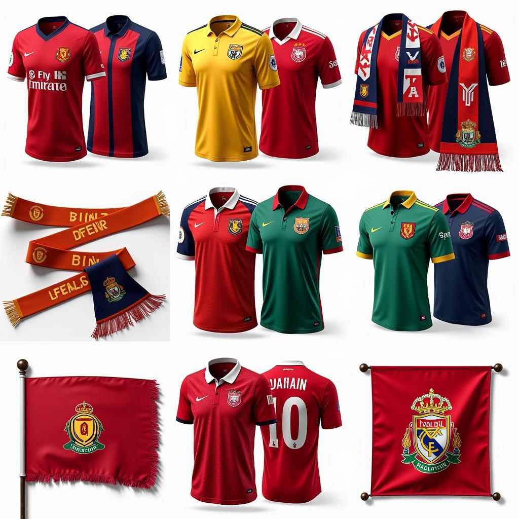 Digital Football Fan Kit Items