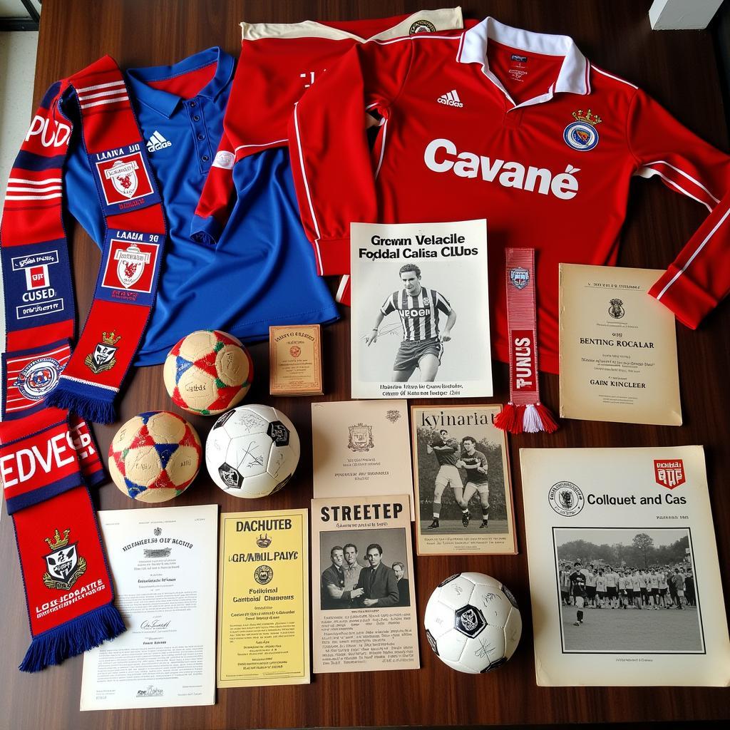 Collection of Football Memorabilia