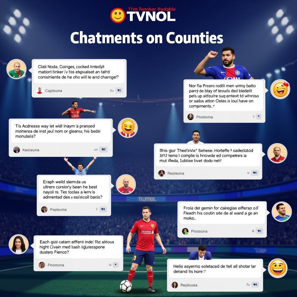 Football fans interacting online within the TTVNOL community