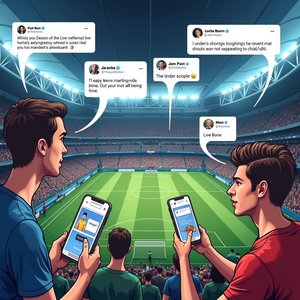 Football Fans Connecting on Social Media