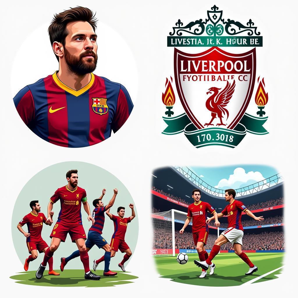 Examples of Football Identity Fan Art