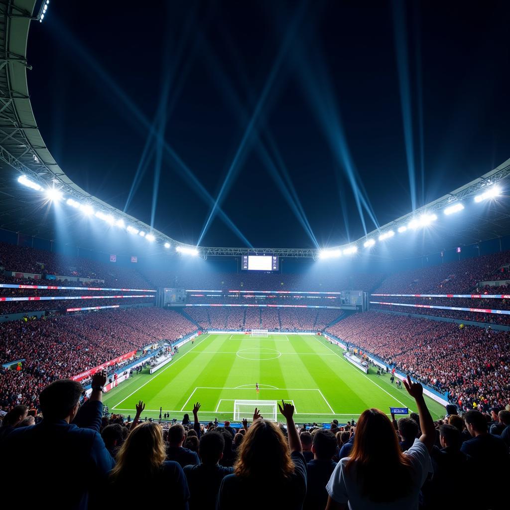 Football Stadium Light Show