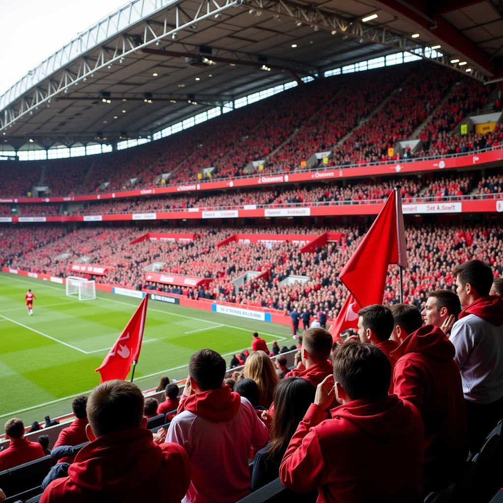 Forest Fans Create Electric Atmosphere at the City Ground