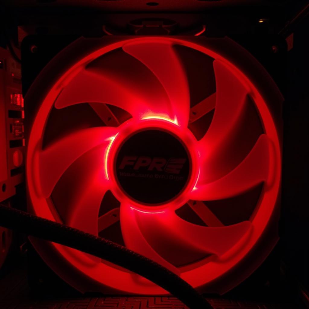 FPR 2100 LED Red Fan Close-Up