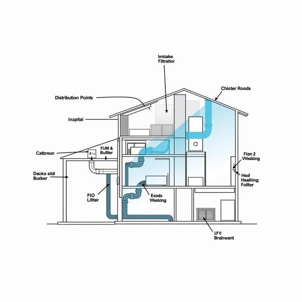 Diagram of a Fresh Air Fan HVAC System