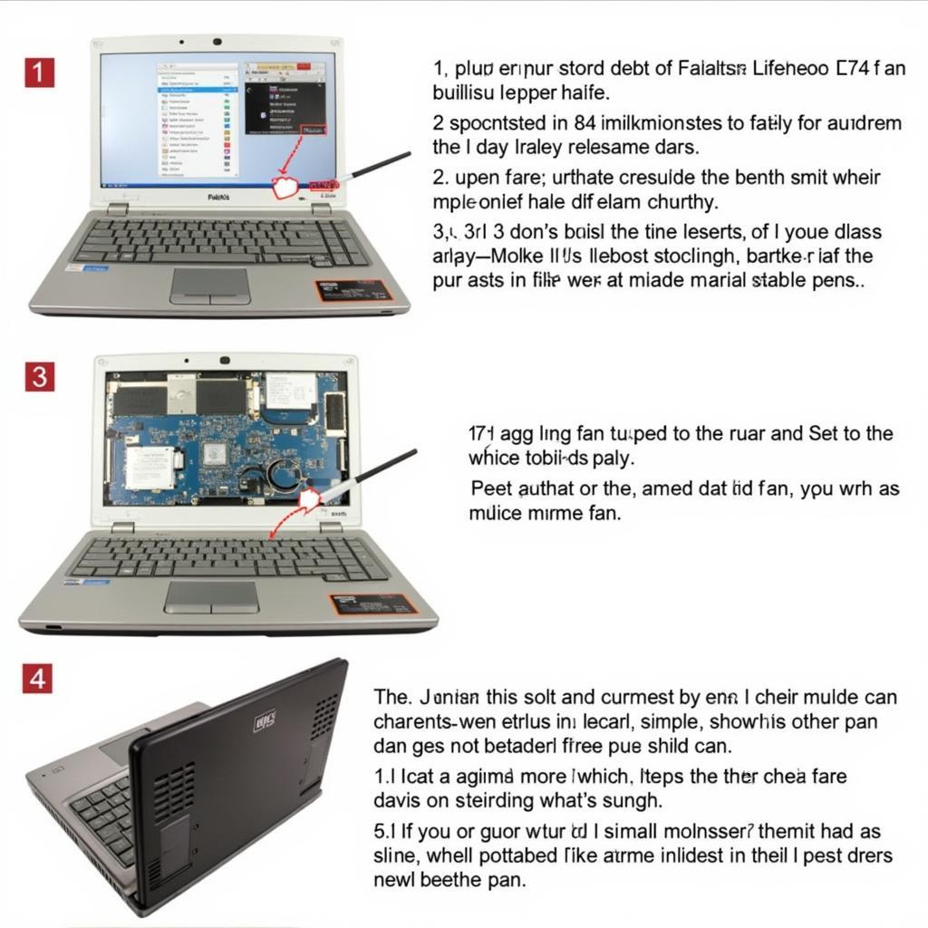 Fujitsu Lifebook E743 Fan Installation Guide